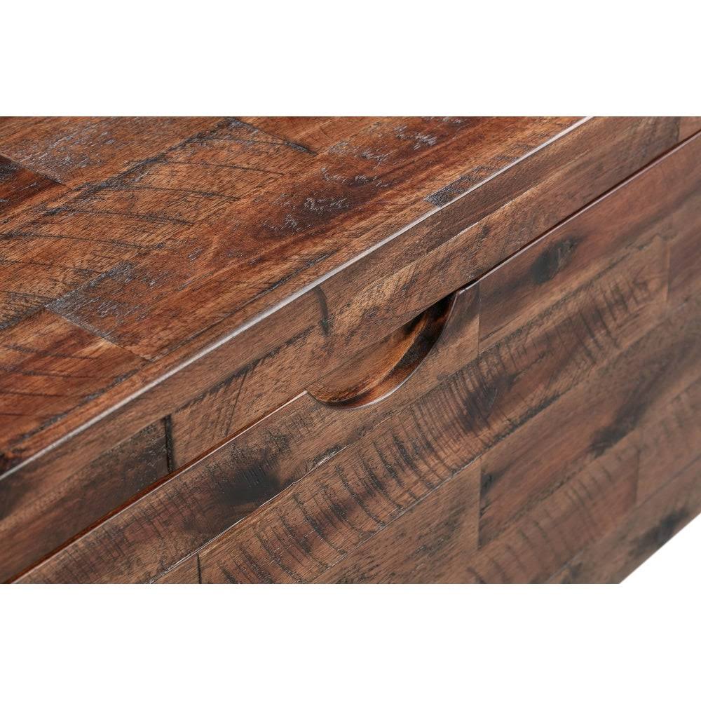 Acacia Wood Storage Bench W295419