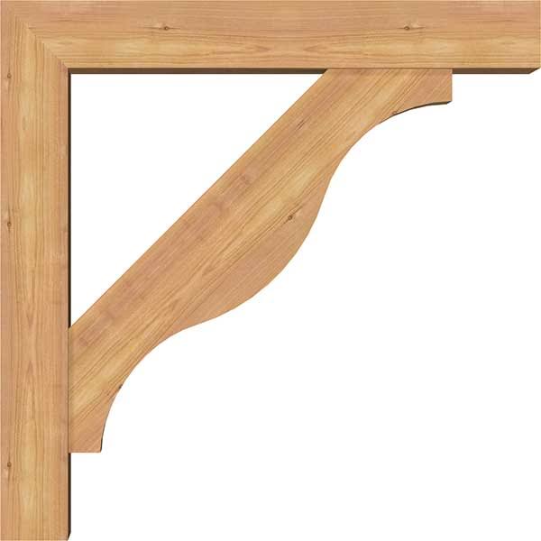 5 1/2x22W x 28x22D x 28x22H Western Red Cedar Bracket L574129