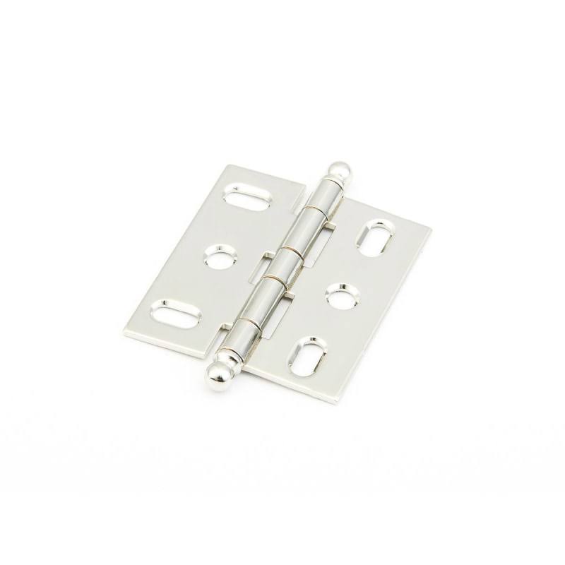 Pack of 30 Solid Brass Cabinet Hinges Polished Nickel G768712