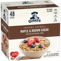 48 Packets Instant Oatmeal Maple Brown Sugar Z20680