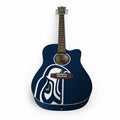 Navy Acoustic Guitar with Case Y1377