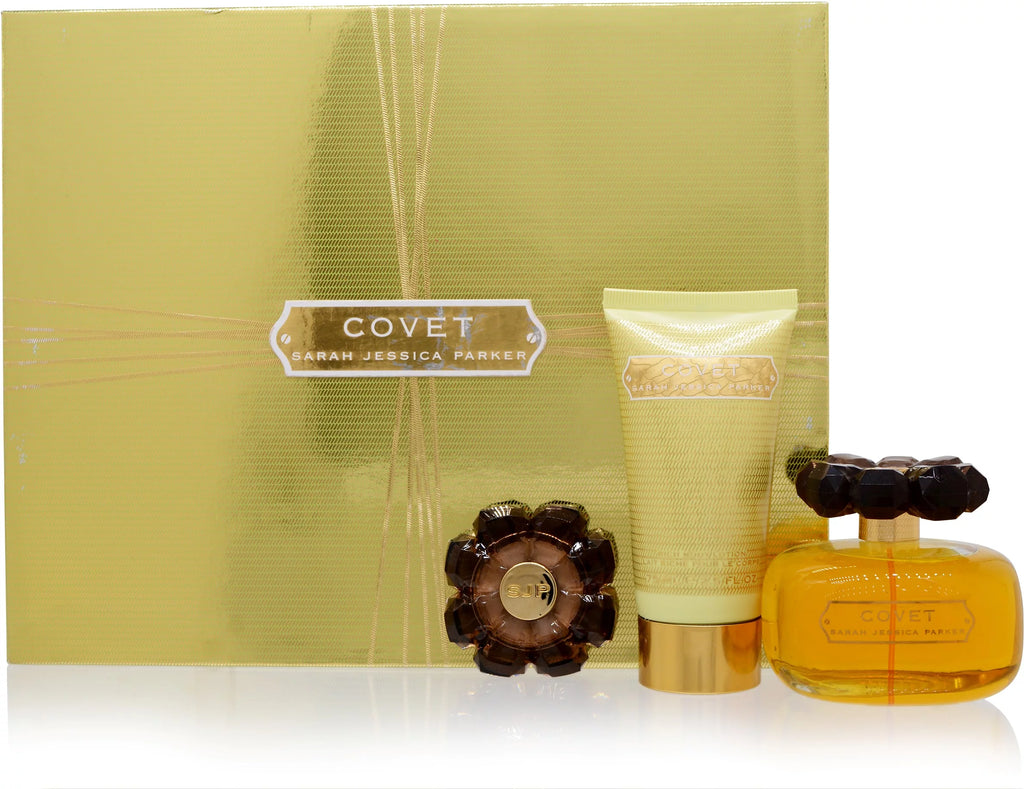 3.4 oz Eau De Parfum Spray + 2.5 oz Body Lotion + Perfume Compact Gift Set M385