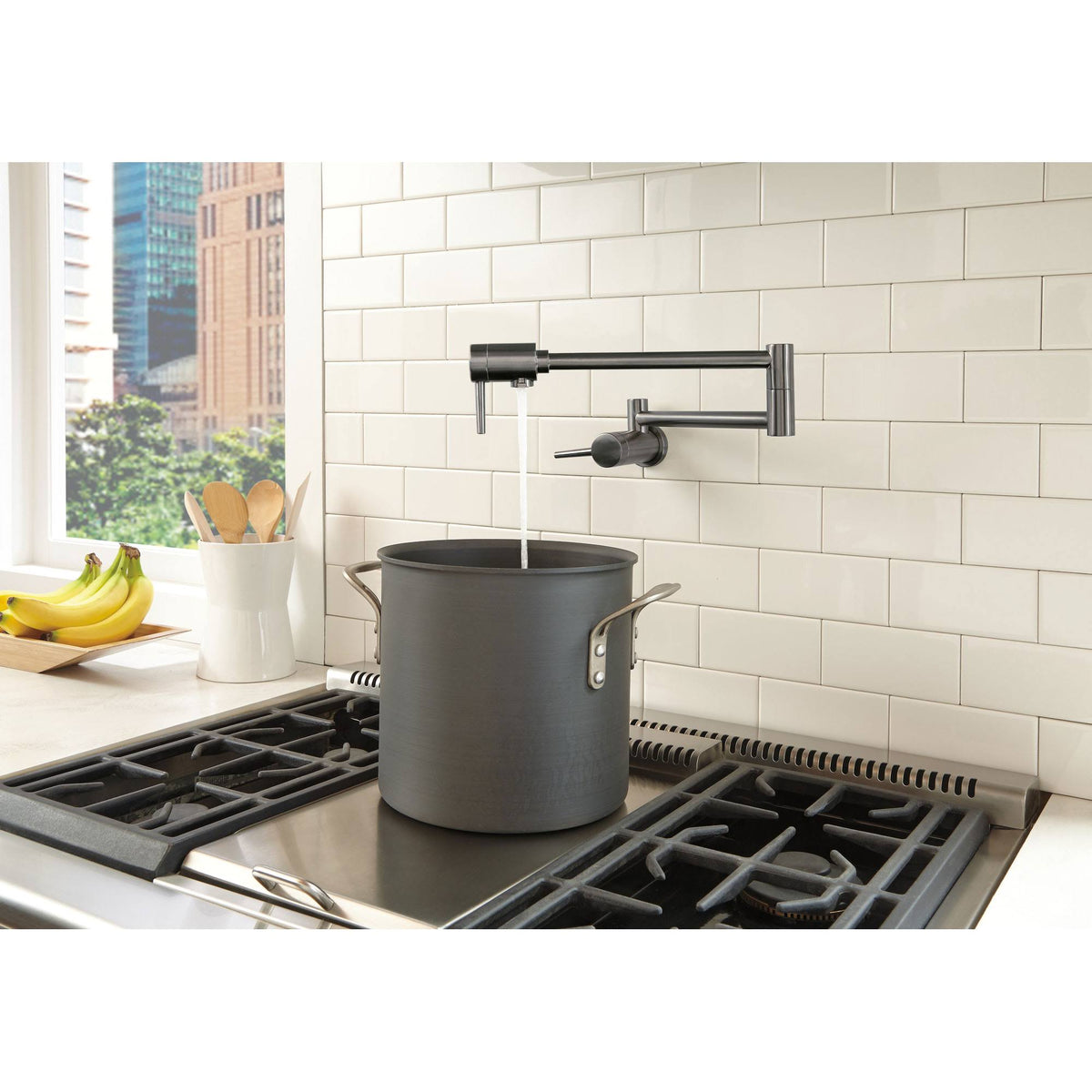 Black Stainless Pot Filler Q465865