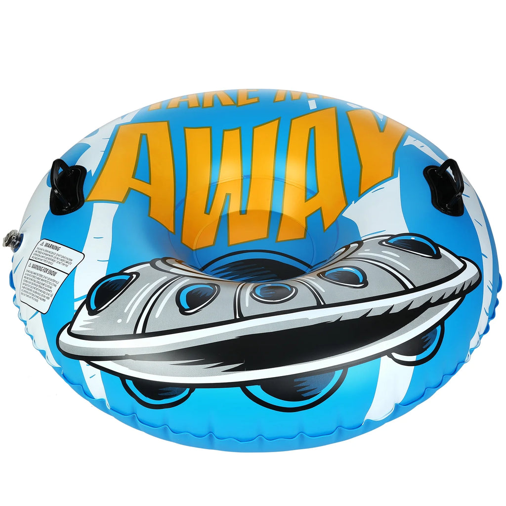 Inflatable Pvc Snow Tube Sled Q383155