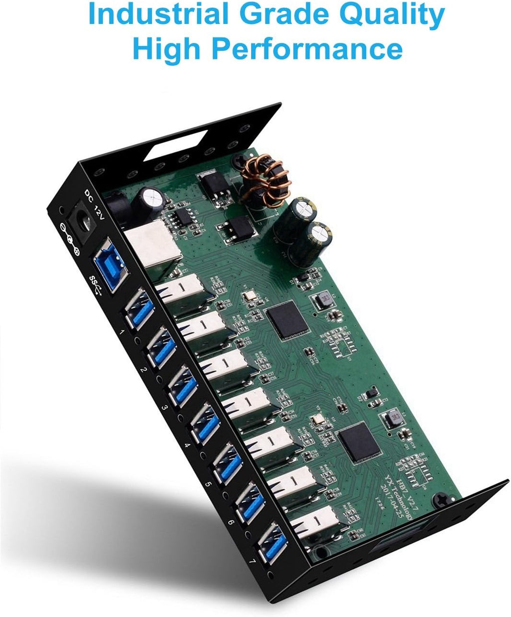7-Port Powered USB 3.0 Hub with AC Adapter F5637