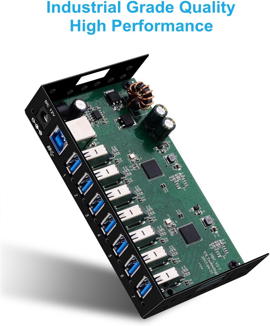 7-Port Powered USB 3.0 Hub with AC Adapter F5637