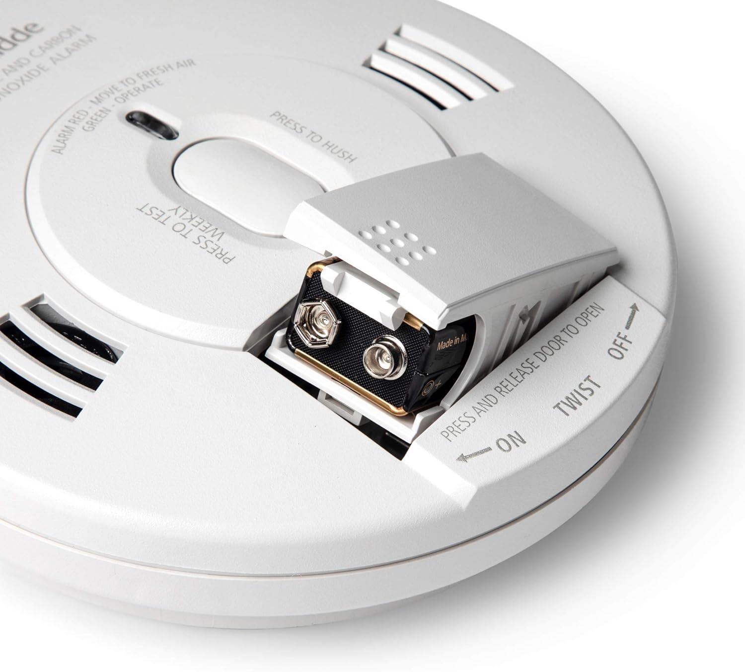 AC Photoelectric Smoke and Carbon Monoxide Detector Alarm D6206