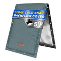 Cold Snap In-Wall 3-Way Opening Custom Double Wall Backflow Preventer Insulation Cover V347
