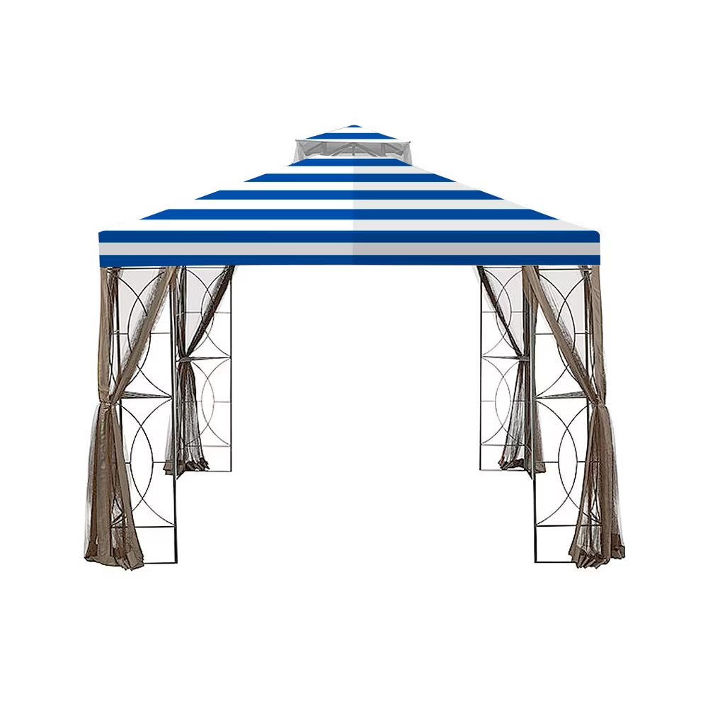 Cabana Blue Replacement Canopy Top Cover for Callaway Gazebo L7235