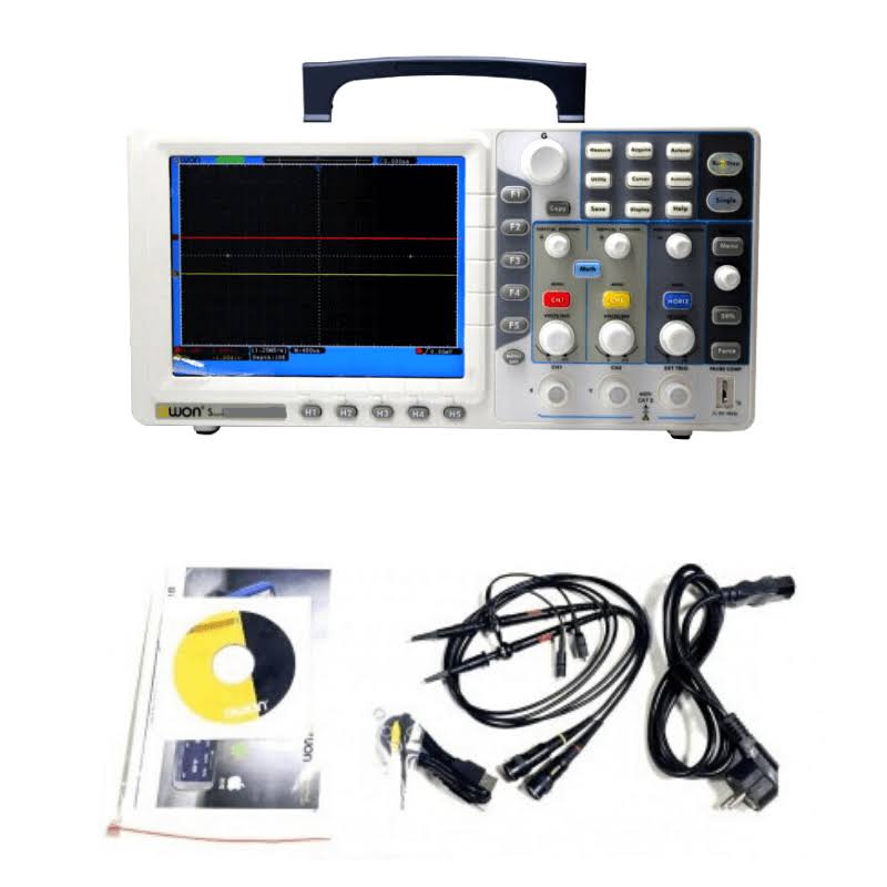 50MHz 2CH Digital Oscilloscope with VGA F501