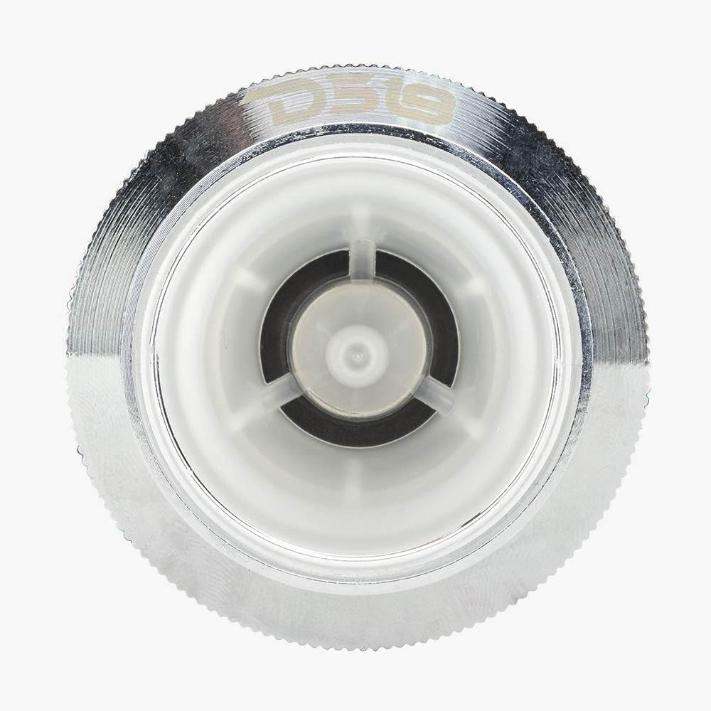 RGB Aluminum Super Bullet Tweeter with Neodymium Magnet, 1" Voice Coil, Polycarbonate Body, 200W Max, 4 Ohms, Pack of 2 Q4607
