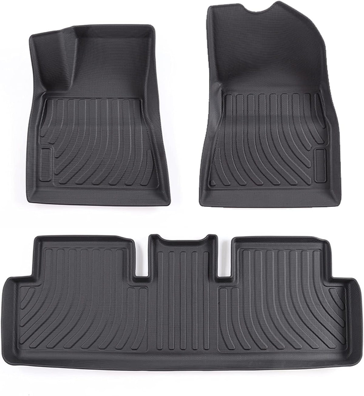 3PCS Waterproof Rubber Floor Mats for Tesla Model 3 Trunk Liner C39177