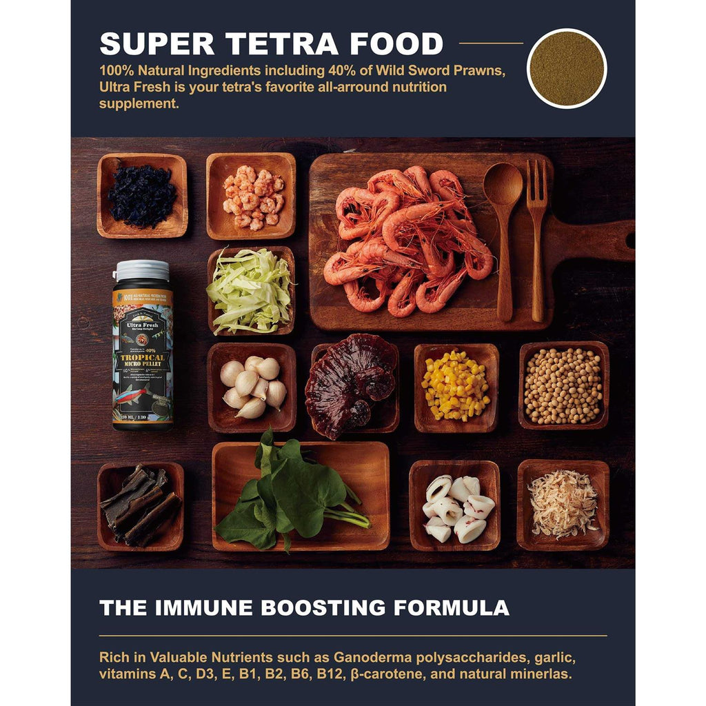 Tetra Fish Food Slow Sinking All Natural Ingredients N7177