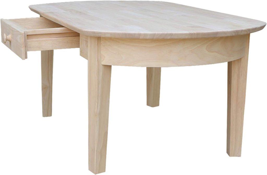 Oval Coffee Table, Unfinished H374419