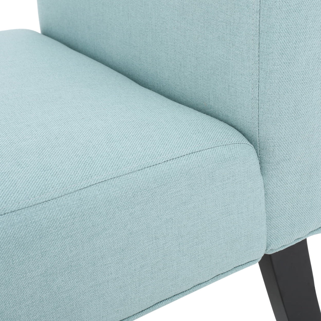 Gray Fabric Slipper Accent Chair R3359