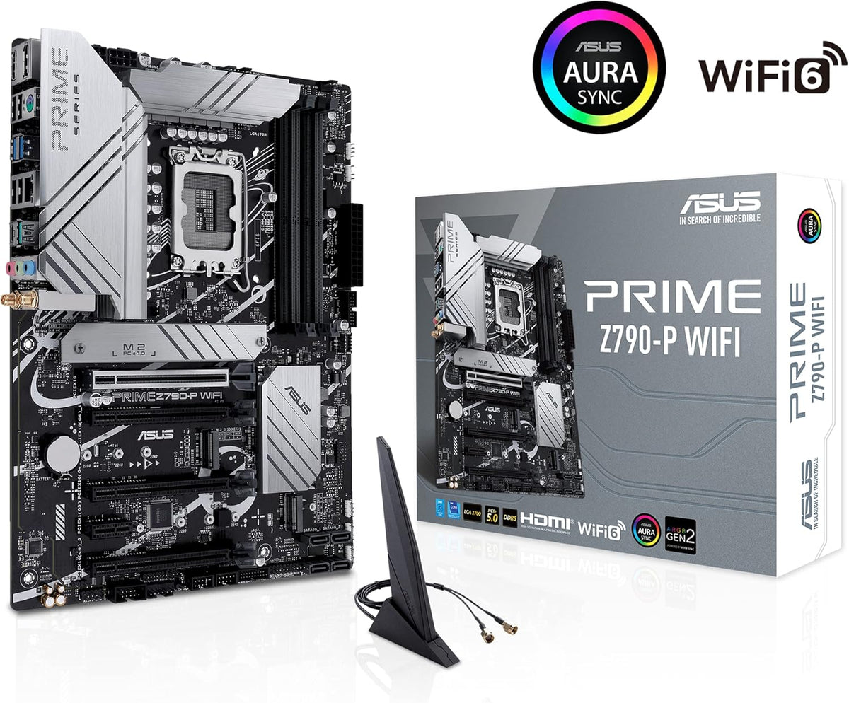 Z790 ATX Motherboard with WiFi 6, PCIe 5.0, DDR5, 3X M.2, Thunderbolt 4, 2.5Gb LAN E612453