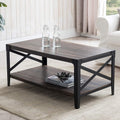 Reclaimed Barnwood Color Electric Fireplace TV Stand J4252