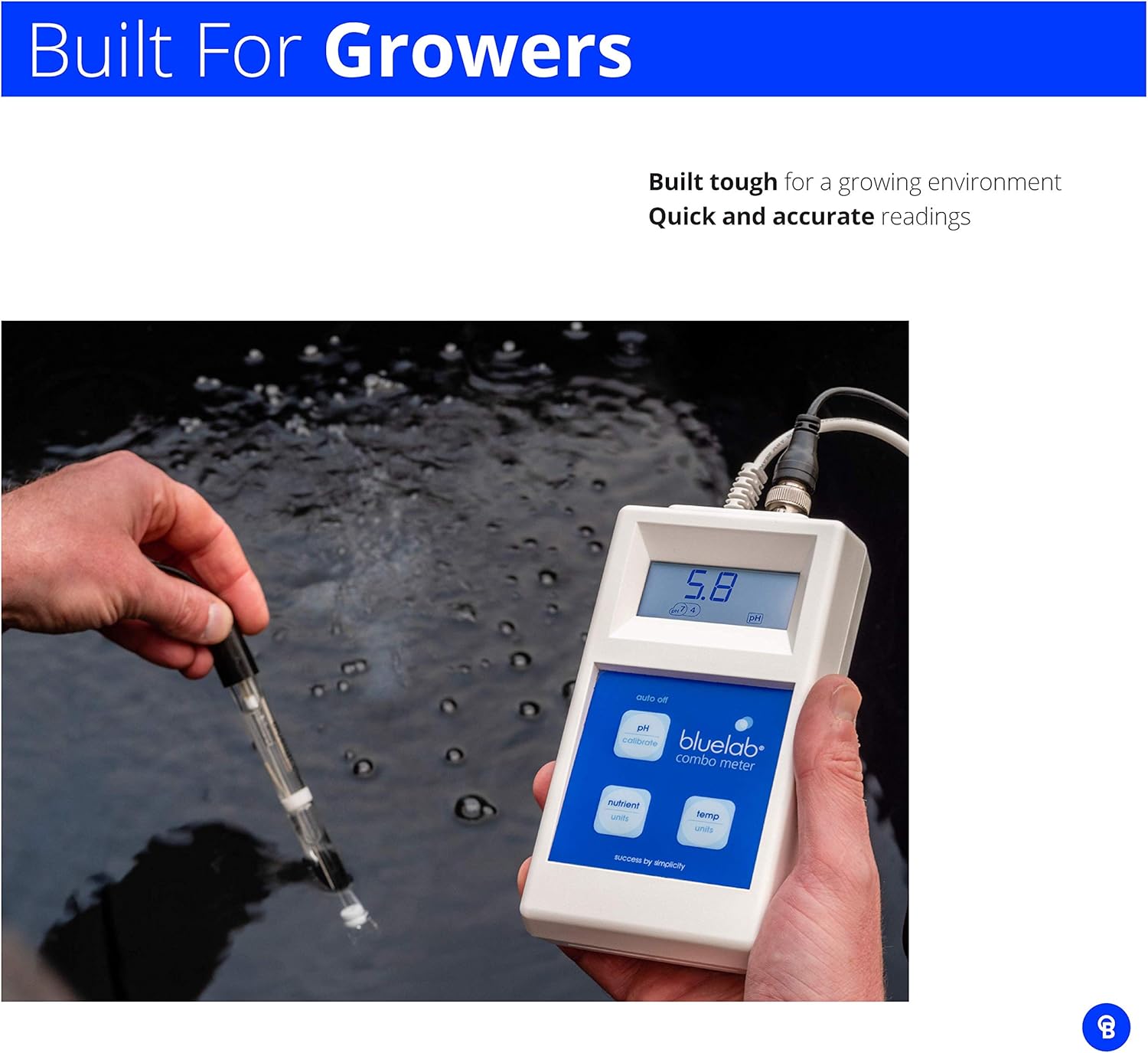 Combo Meter for pH, Temperature, Conductivity M85261