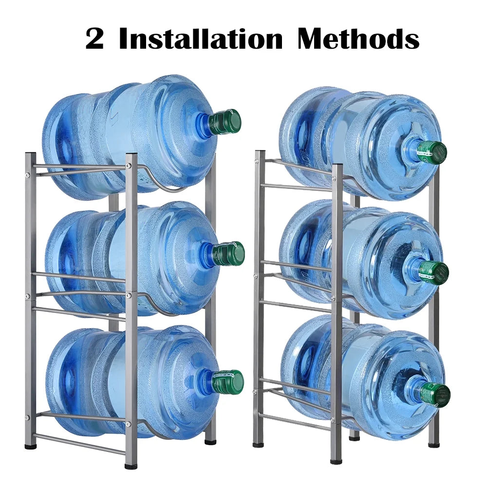 3-Tier Water Bottle Holder Storage Rack O6070