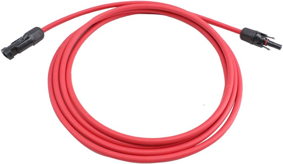 10 AWG 40 Feet Solar Extension Cable with Female and Male Connector D79260