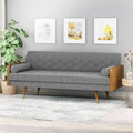 Gray Mid Century Sofa Y803839