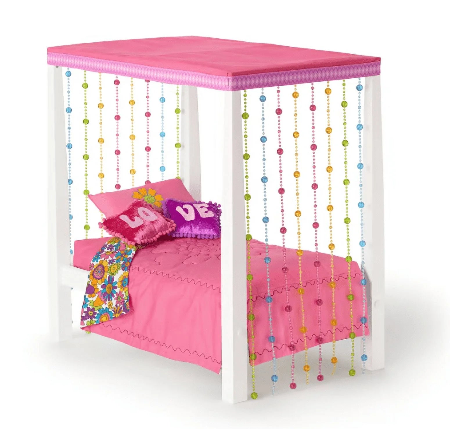 18 inch Doll Bed and Bedding R10693