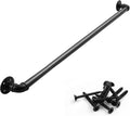 Black Galvanized Metal Stair Handrail F52177