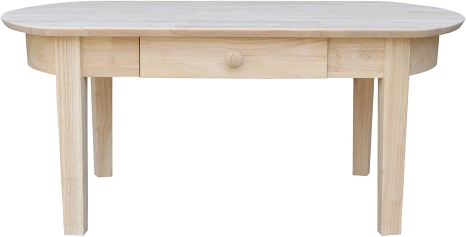 Oval Coffee Table, Unfinished H374419