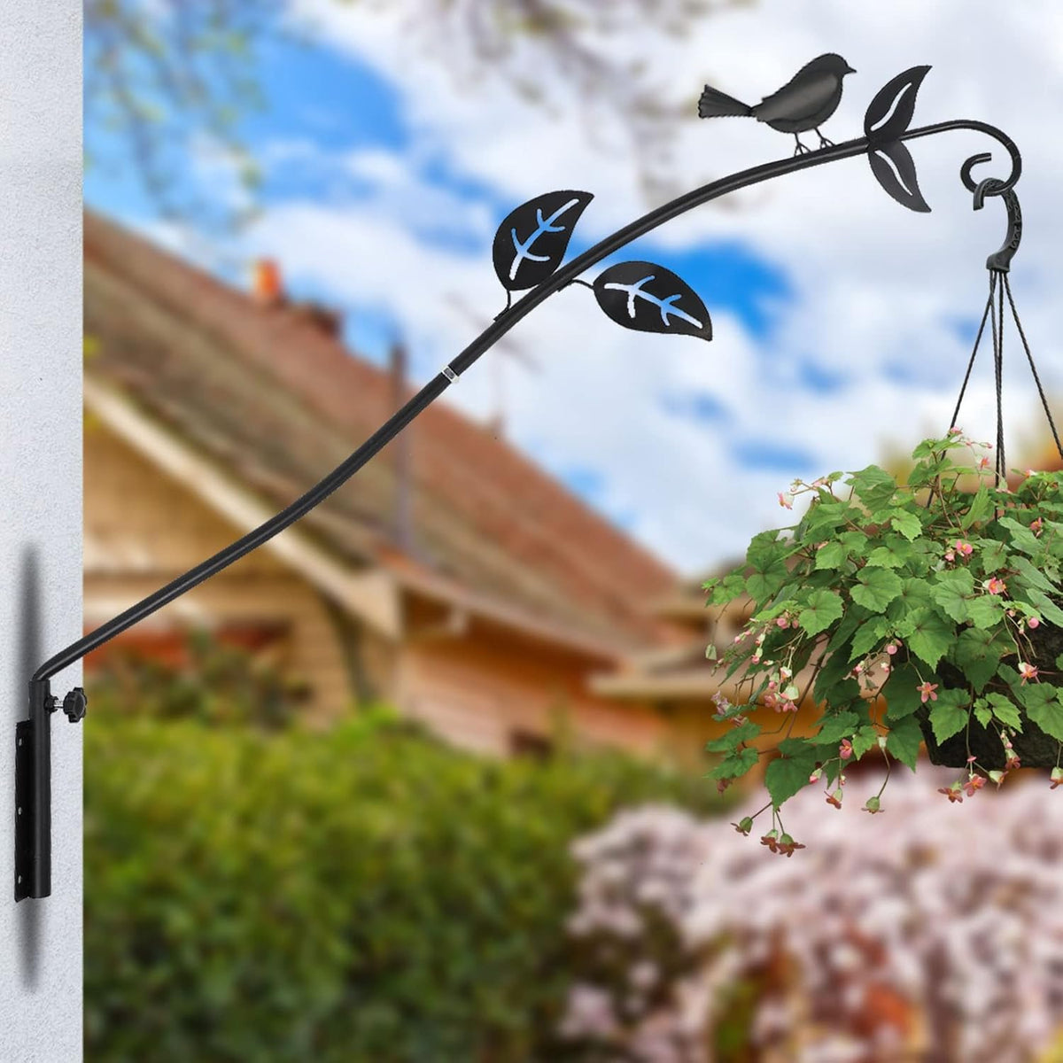 26.5 Inches Heavy Duty Metal Wall Mounted Deck Hook O80304