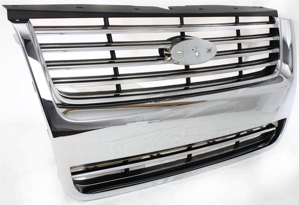 Chrome Shell Grille Assembly for Ford Explorer 2006-2010 Y39354