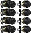 3 Pack Keyed Alike Oil Rubbed Bronze Door Knob and Deadbolt Set V982025