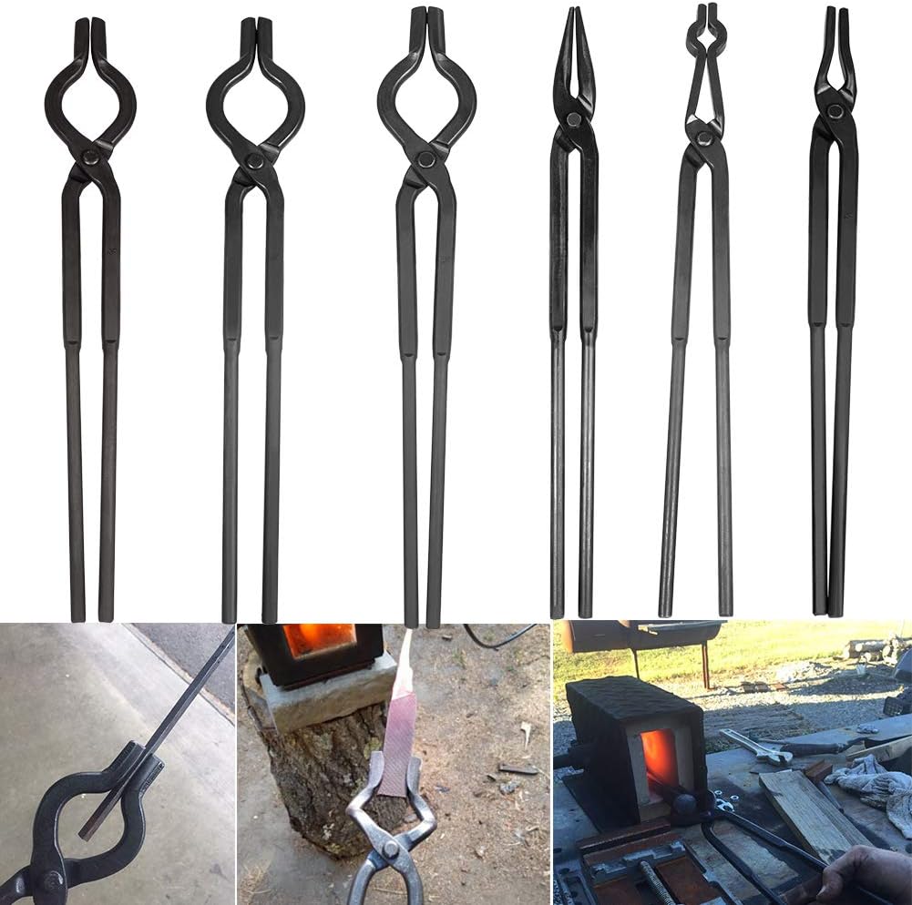 Blacksmith Forge Tong Tools Set 6 Piece W318