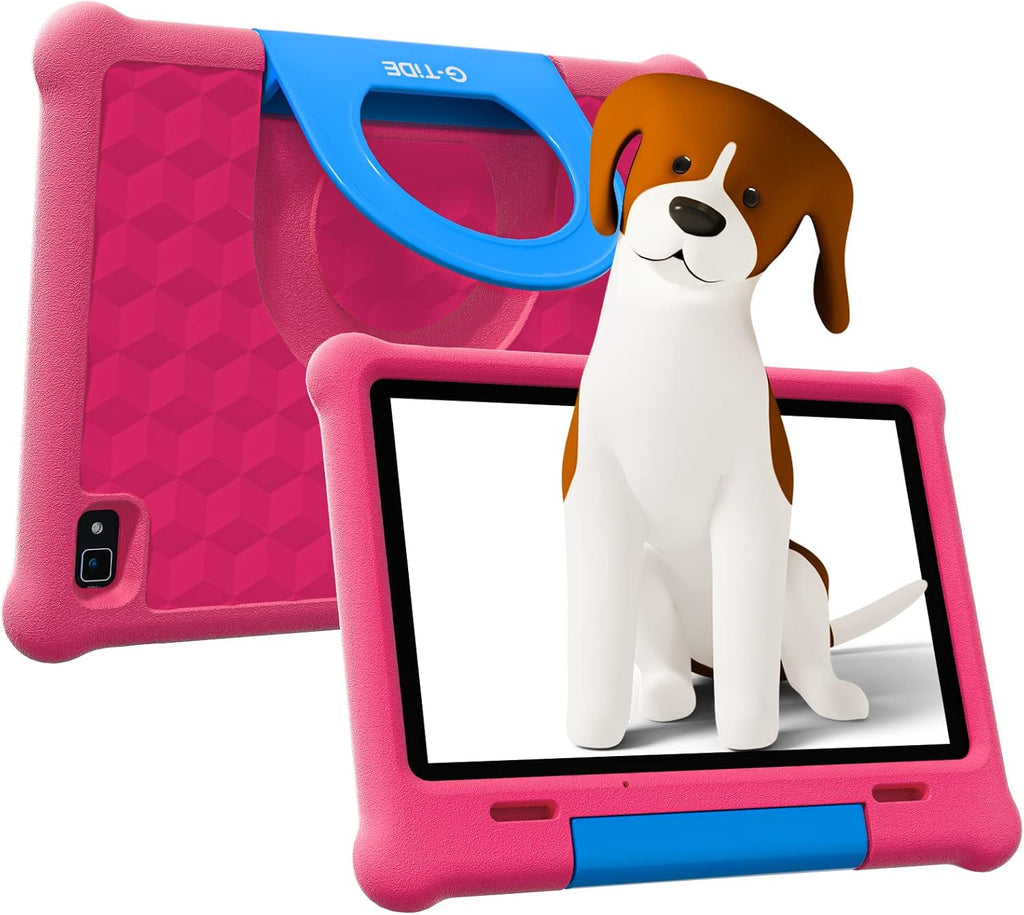 Pink Kids Tablet with Kid-Proof Case and Screen Protector K5411