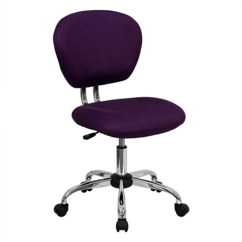 Purple Mid-Back Mesh Task Office Chair R81127