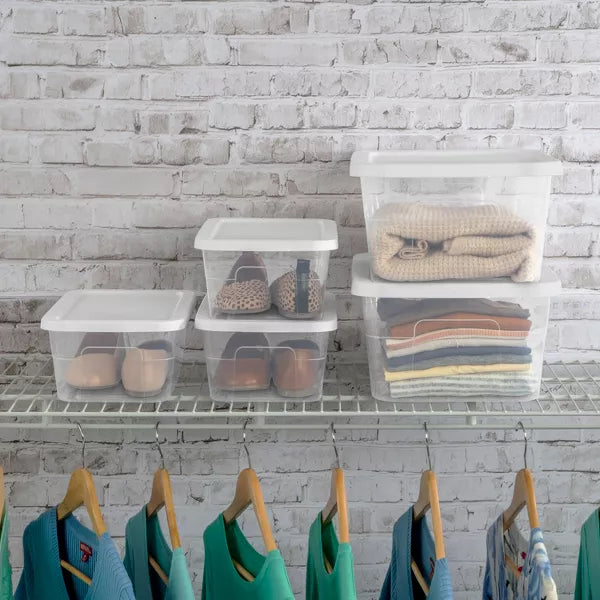 16qt Clear Storage Box with Lid Z810174