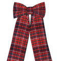 Big Wool Plaid Bow P30735