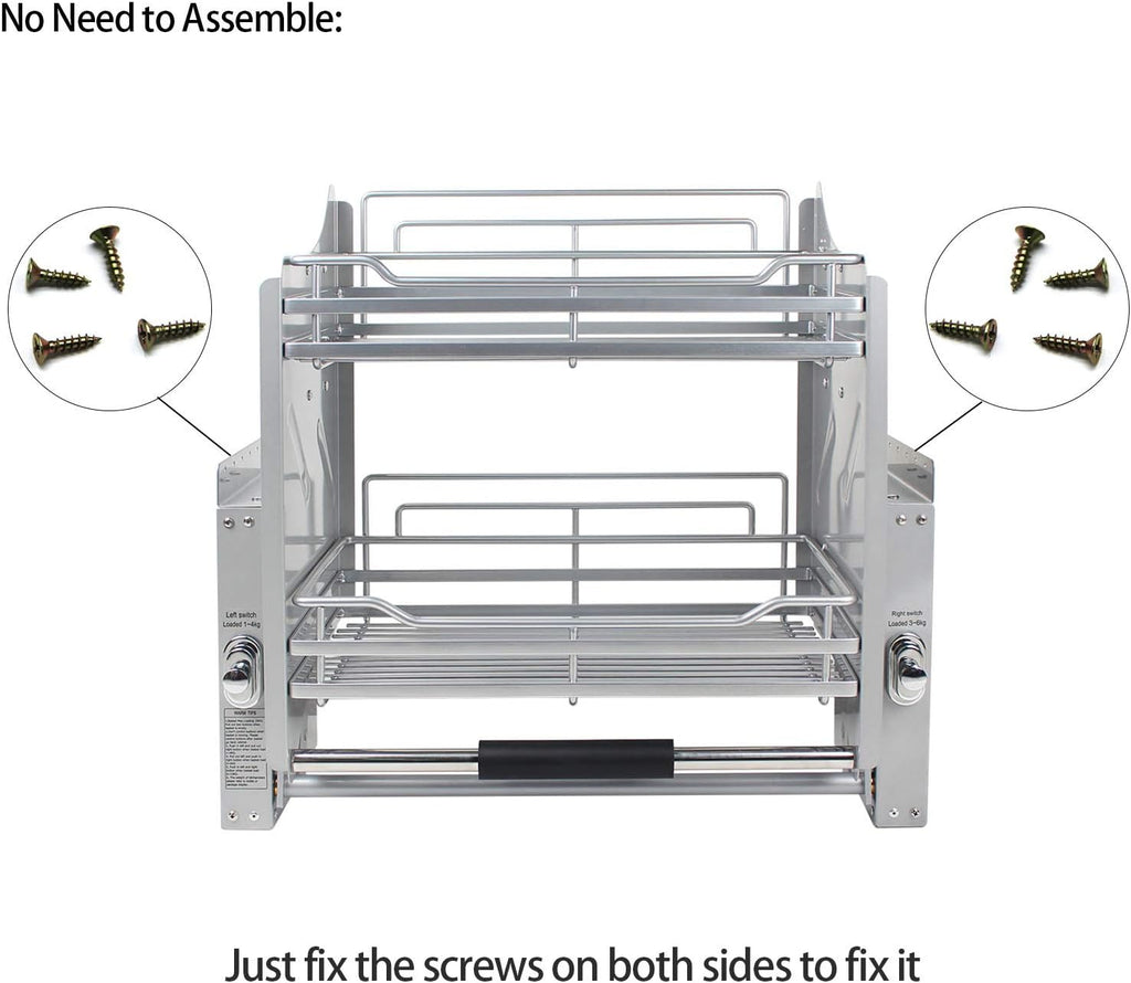 Pull-Down Cabinet Organizer 2 Tier N4849