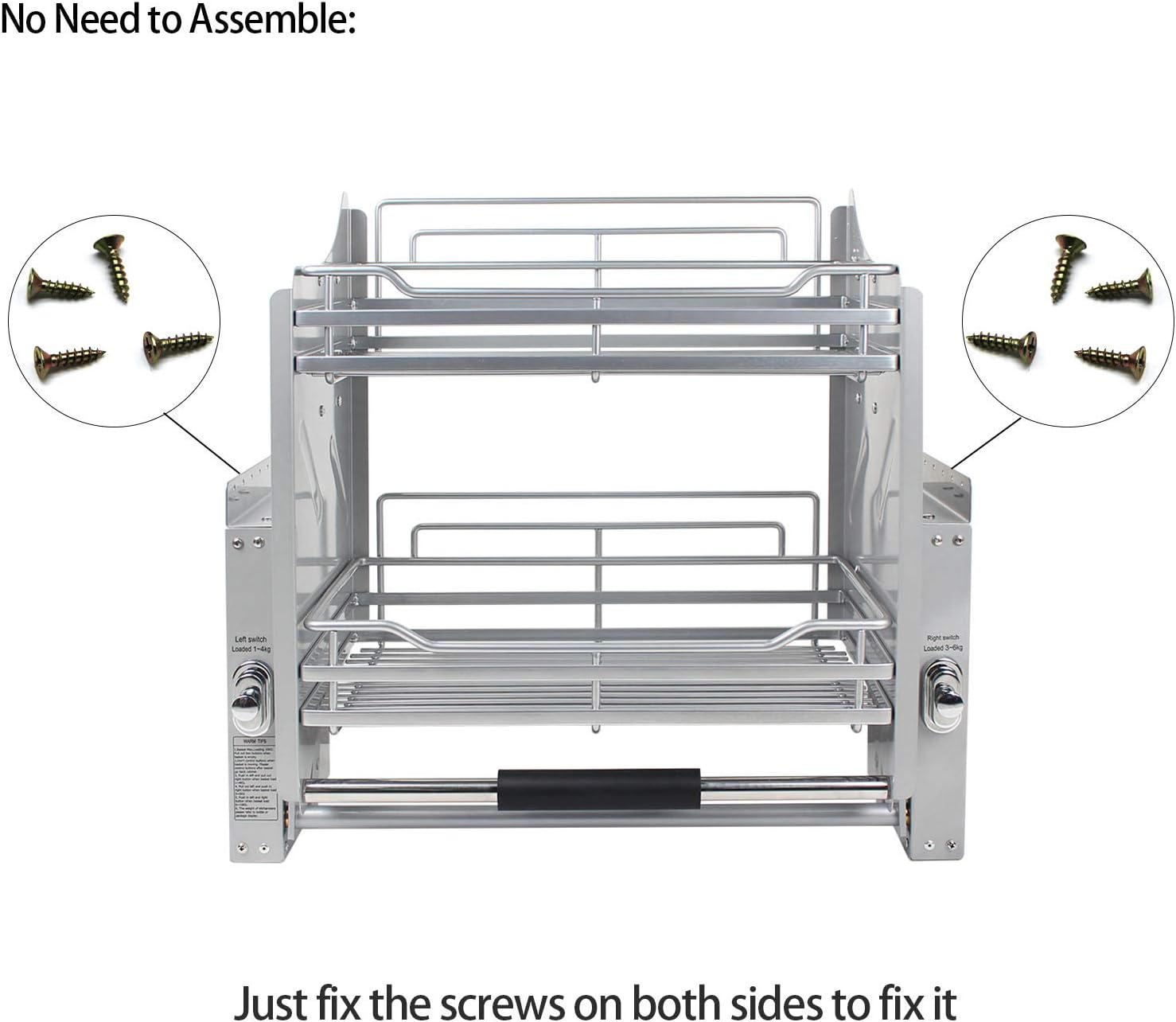Pull-Down Cabinet Organizer 2 Tier N4849