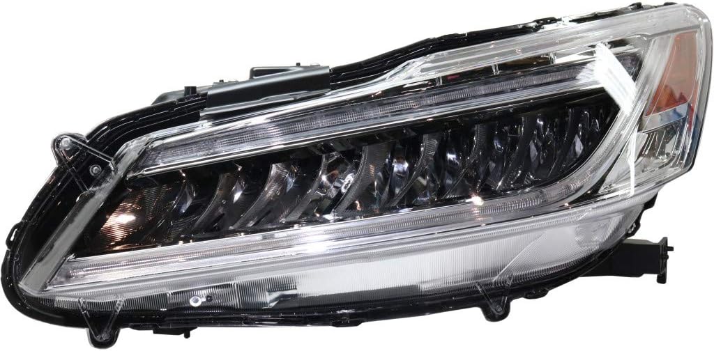 Passenger Side LED Headlight Assembly for Honda Accord Sedan E81925