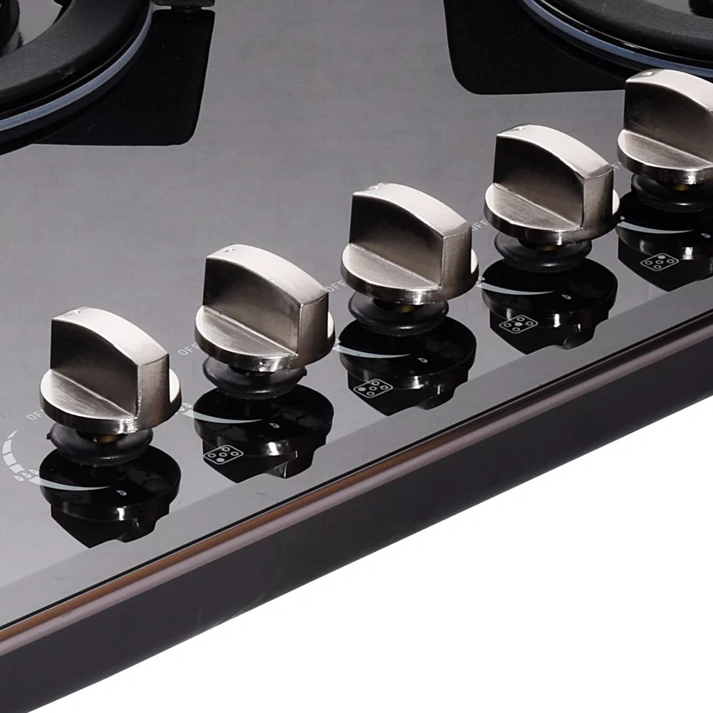 30 inch Gas Cooktop Tempered Glass 5 Burners Stove Top M872
