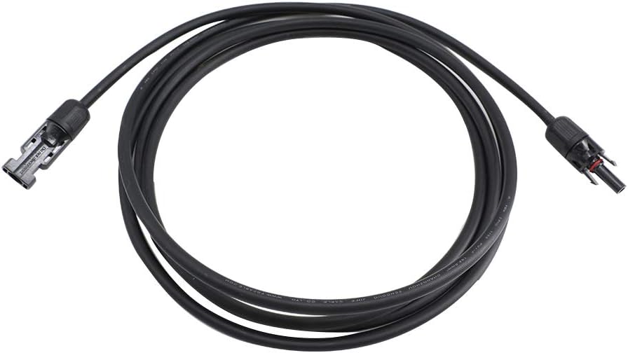 10 AWG 40 Feet Solar Extension Cable with Female and Male Connector D79260