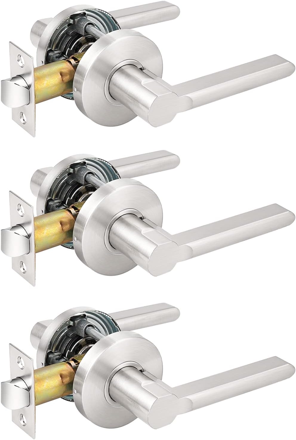Privacy Door Lever Locks, Contractor Pack (10 Pack) U81460