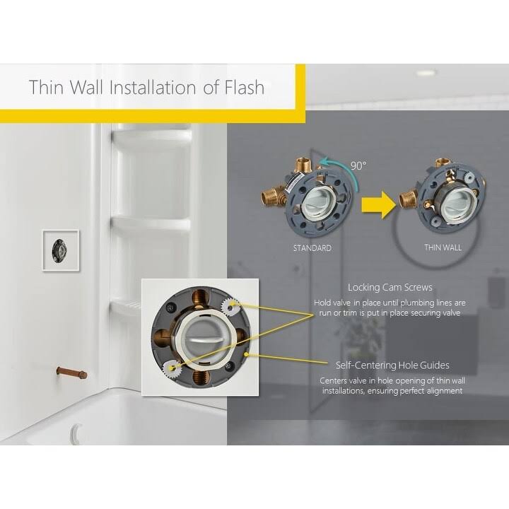 Brushed Nickel 3 Tub and Shower Faucet P8173