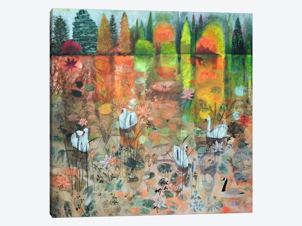 Golden Lake Canvas Art Picture F372