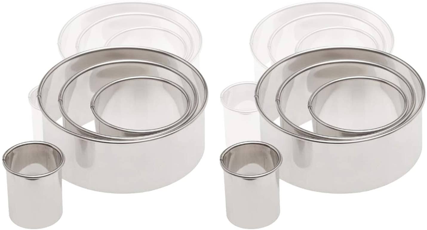 Stainless Steel 4 PC Round Cutter Set I1556