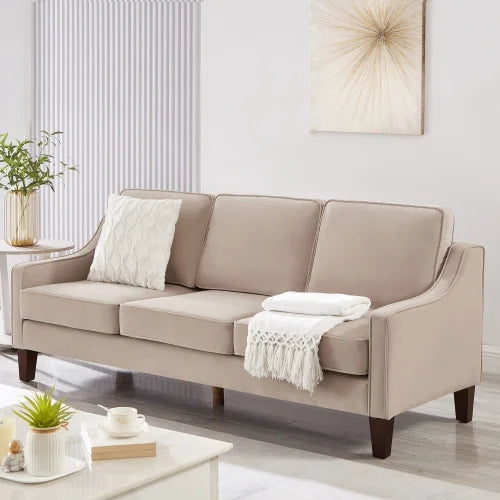 3 Piece Sofa Couch with Wood Legs S88221
