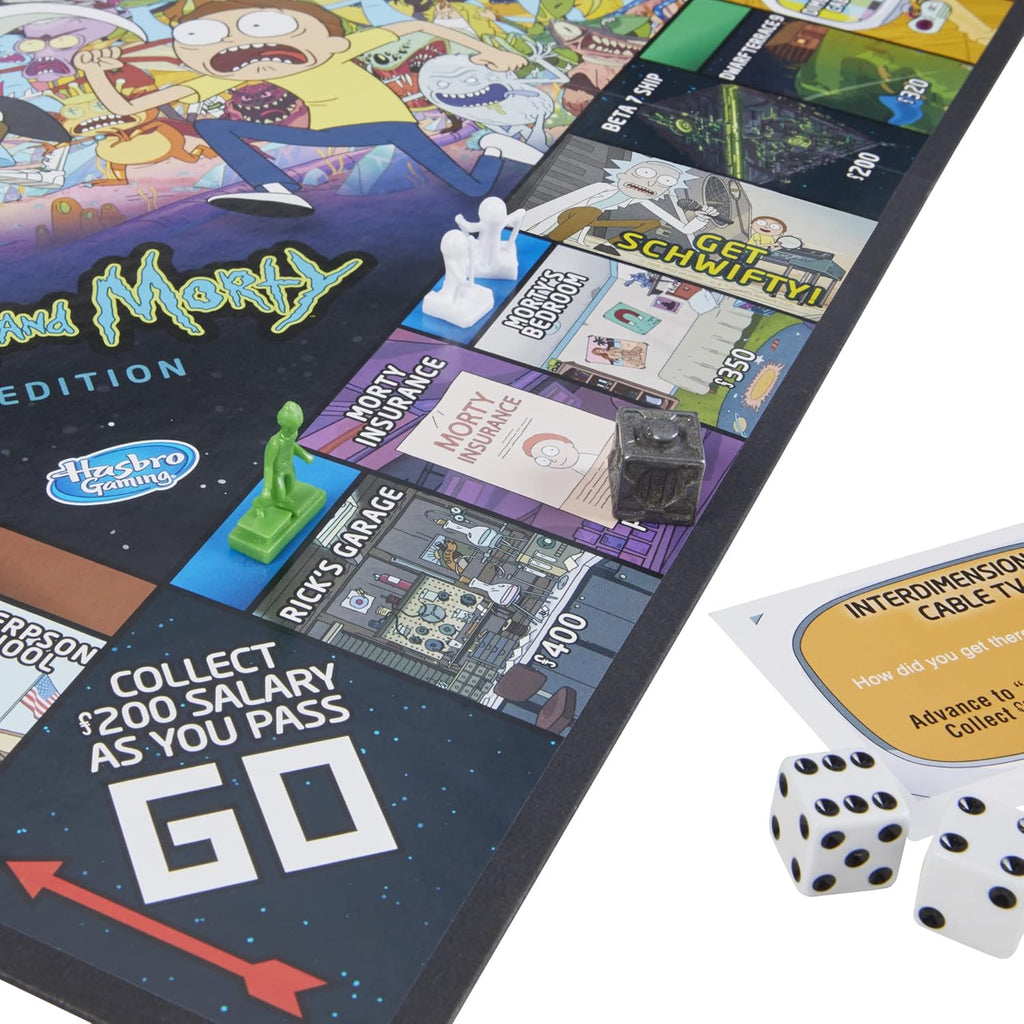Monopoly Board Game with Collectible Tokens U9166