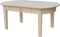 Oval Coffee Table, Unfinished H374419