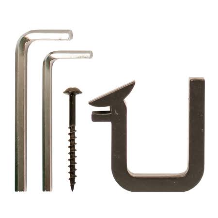 107 in. Un-Finished Maple Library Ladder Kit with 8 ft. Rail L73494