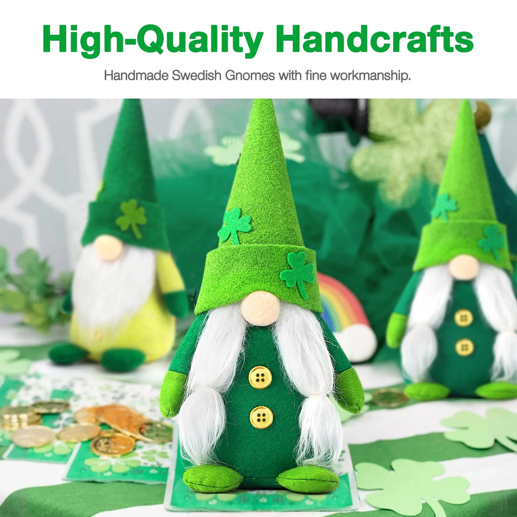 2Pcs Green Gnome Plush Decorations Y99759